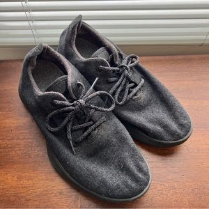Allbirds wool runners. Gray/black. Mens 10.